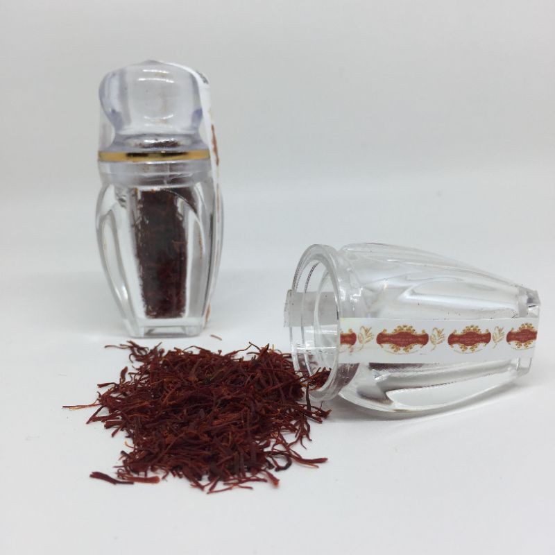 

SAFFRON IRAN 1 GR 100% ASLI ( GRATIS POUCH & BOX )