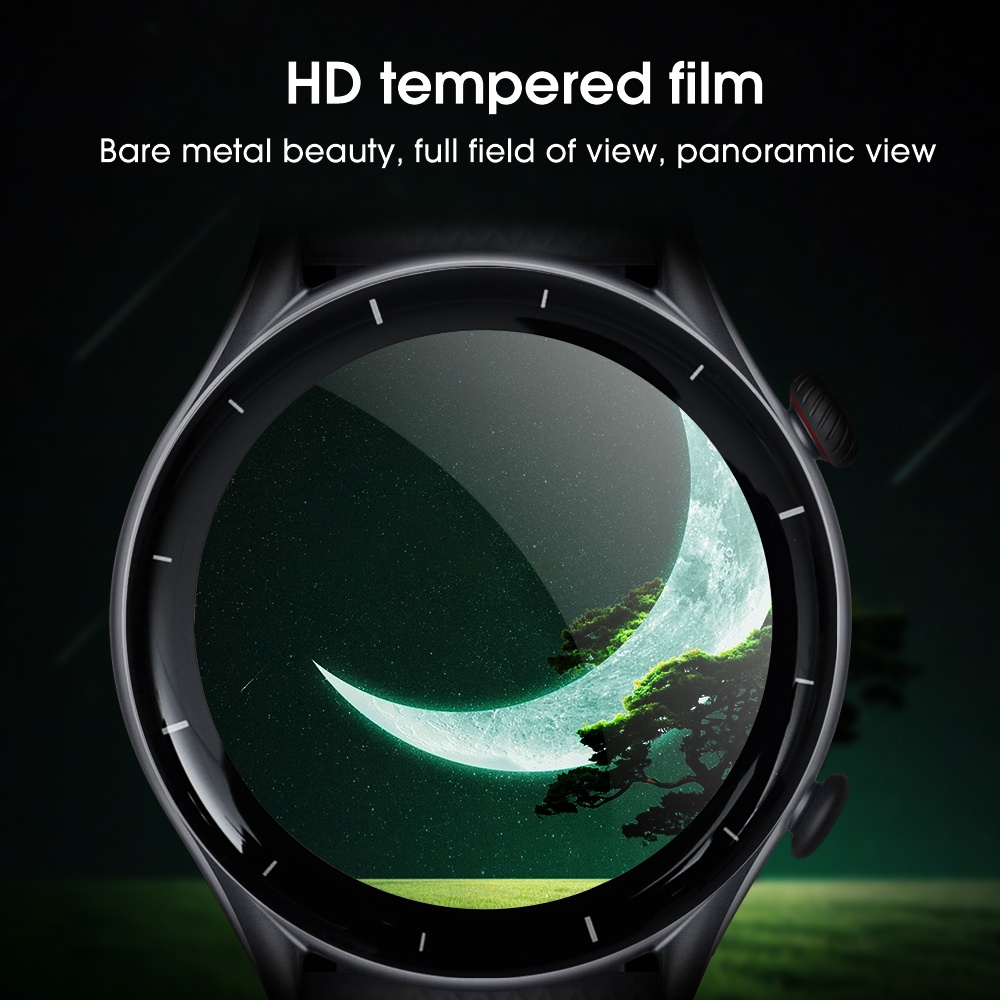 Film Pelindung Layar TPU 3D Curved HD Anti Gores Untuk Smartwatch Amazfit GTR 3 Series