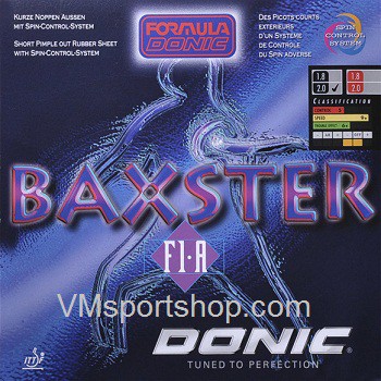 Donic Baxster F1-A - Rubber Karet Bintik Bet Bat Pingpong Tenis Meja