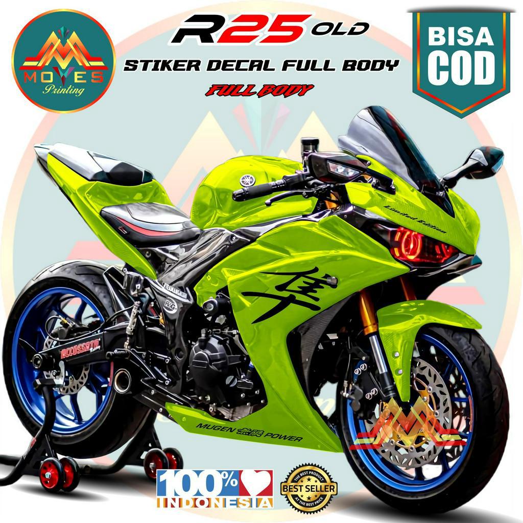 ⭐⭐⭐⭐⭐Decal R25 Stiker Motor R25 Full Body Stiker Variasi Yamaha R25 Stiker Yamaha R25 Decal Motor Ya