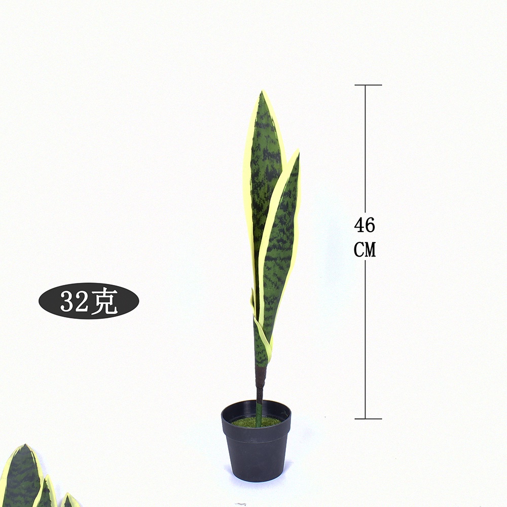 AND / COD / Daun Hias Lidah Mertua /  Daun Palsu Plastik Buatan Green Hijau Hiasan Dekorasi / Leaf Daun Tanaman Palsu Imitasi Plastik Hiasan Dekor Rumah Pesta Pajangan / Bunga Hias / Daun Hias / PBP43