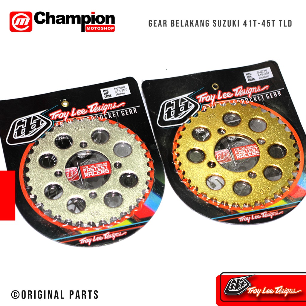 Gir Belakang Rear Gear Suzuki 415 Chrome 41T 42T 43T 44T 45T Tld