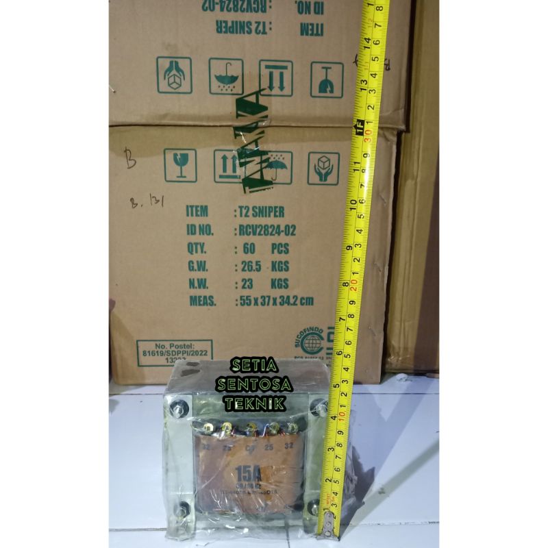 Trafo ERA 15A CT 45 MURNI Berat 9,3Kg