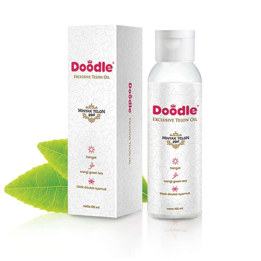 Doodle Exclusive Telon Oil 100ml  / Travel Size 60ml - Minyak Telon Plus Doodle