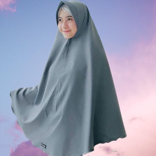 [ORI BY HUSNA HIJAB] Khimar Ped Jumbo Pd.100 Pb.125 / Kerudung Jumbo