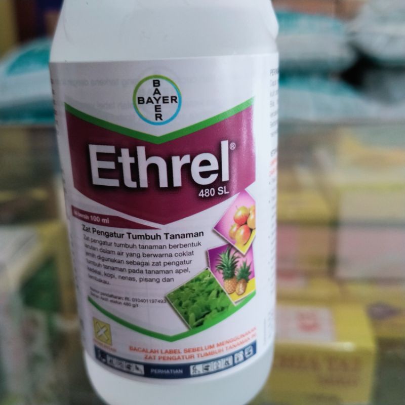 HORMON TANAMAN ZAT PENGATUR TUMBUH (ZPT) ETHREL 480 SL 100ML