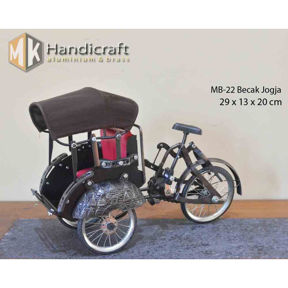 Miniatur Becak Jogja