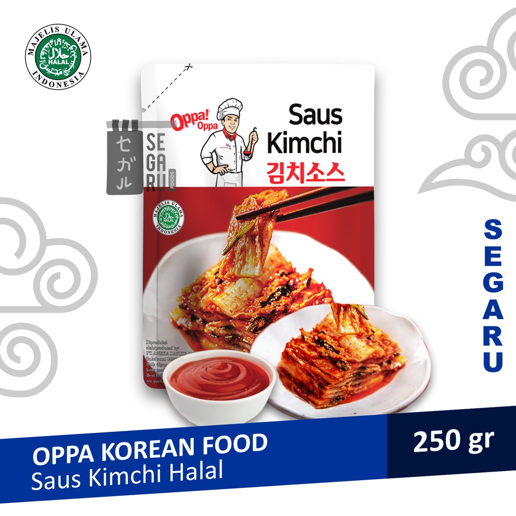 Kimchi Korea Sauce | Saus Kimchi Halal OPPA 250gr