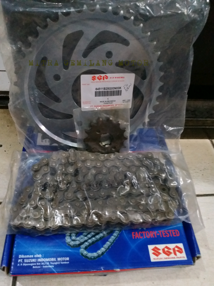 GEAR SET SUZUKI SATRIA FU NEW 2014  SGP