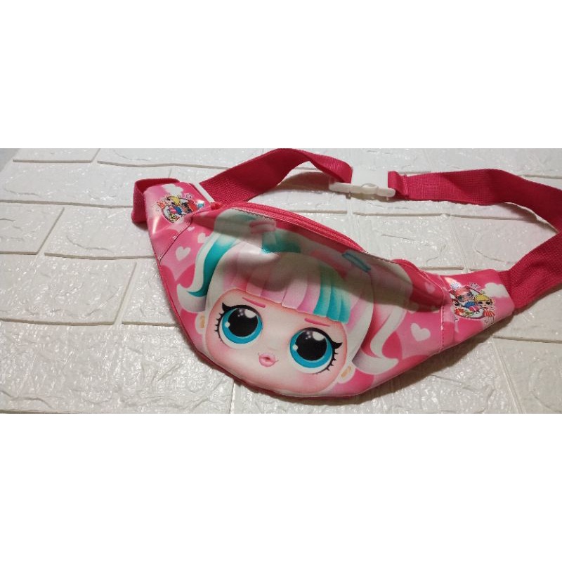 [bisa COD] ~ TAS PINGGANG ANAK WAIST BAG ANAK TAS DADA ANAK KARTUN