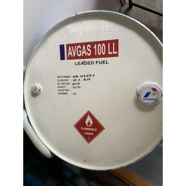 avgas bensol murni pertamina 100LL