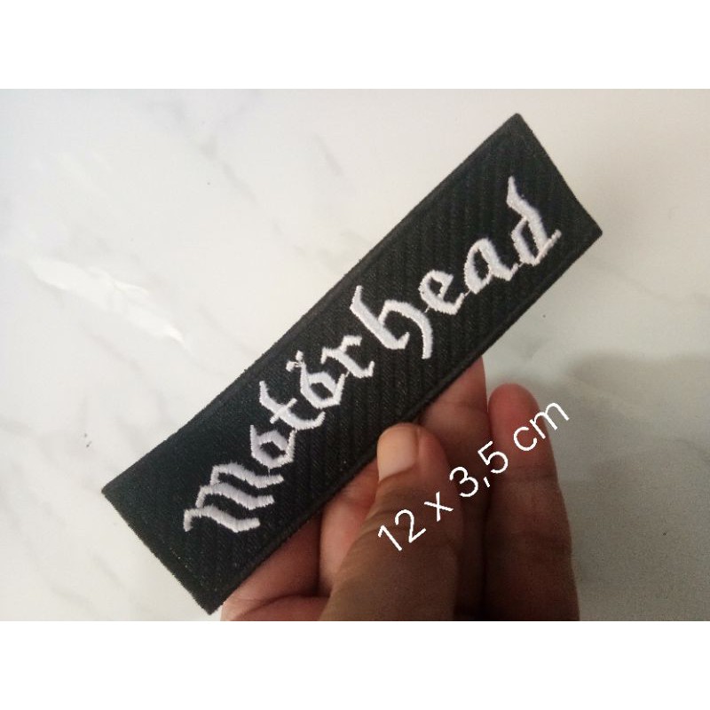 Patch bordir motorhead aksesoris jaket