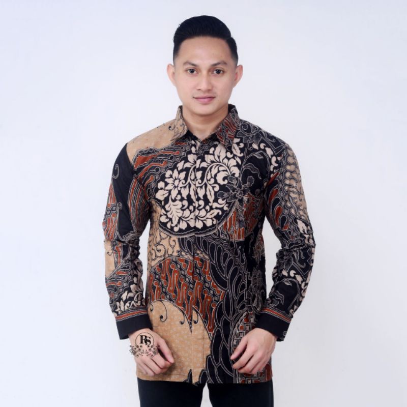 KEMEJA BATIK PRIA LENGAN PANJANG