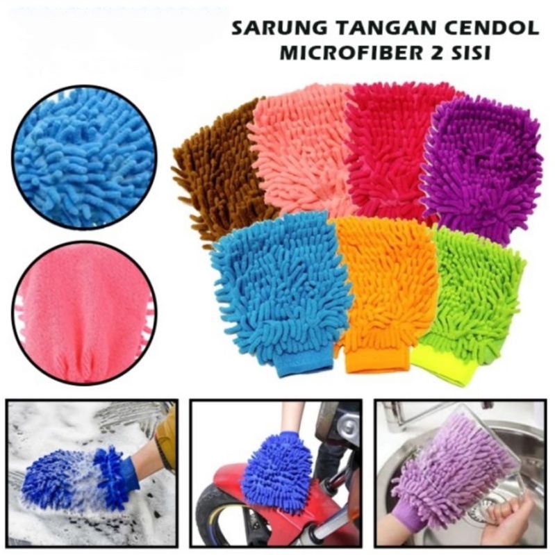 sarung tangan cendol sarung tangan cuci mobil dll sarung tangan microfiber