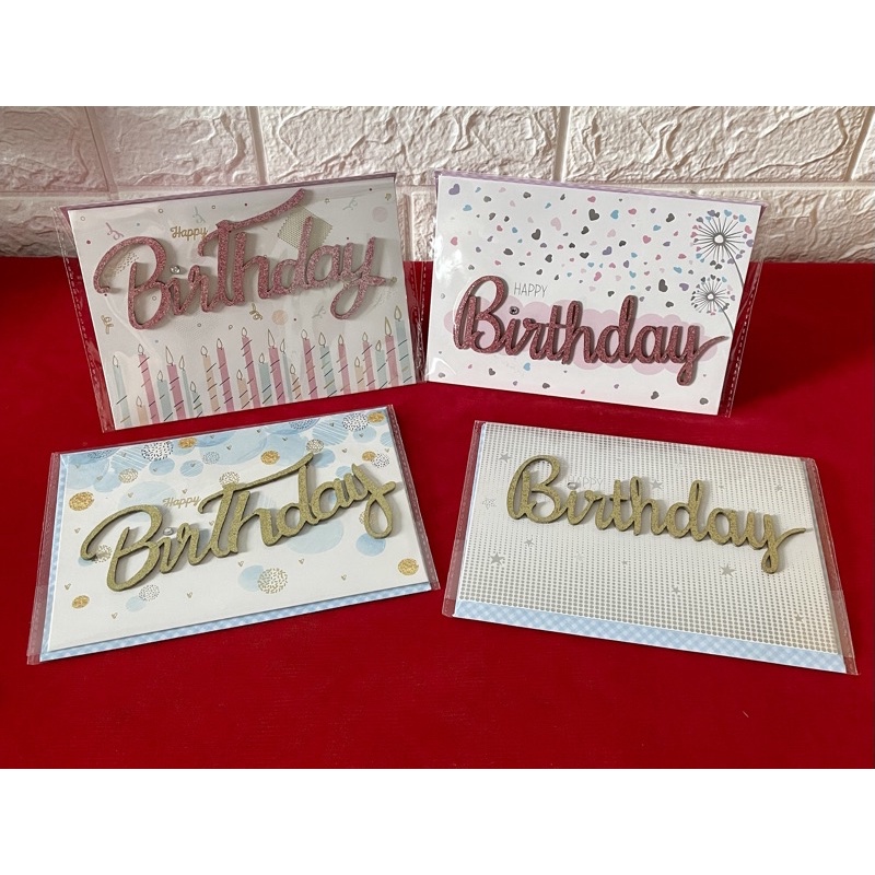 

Kartu Birthday Card Glitter Kartu Ucapan