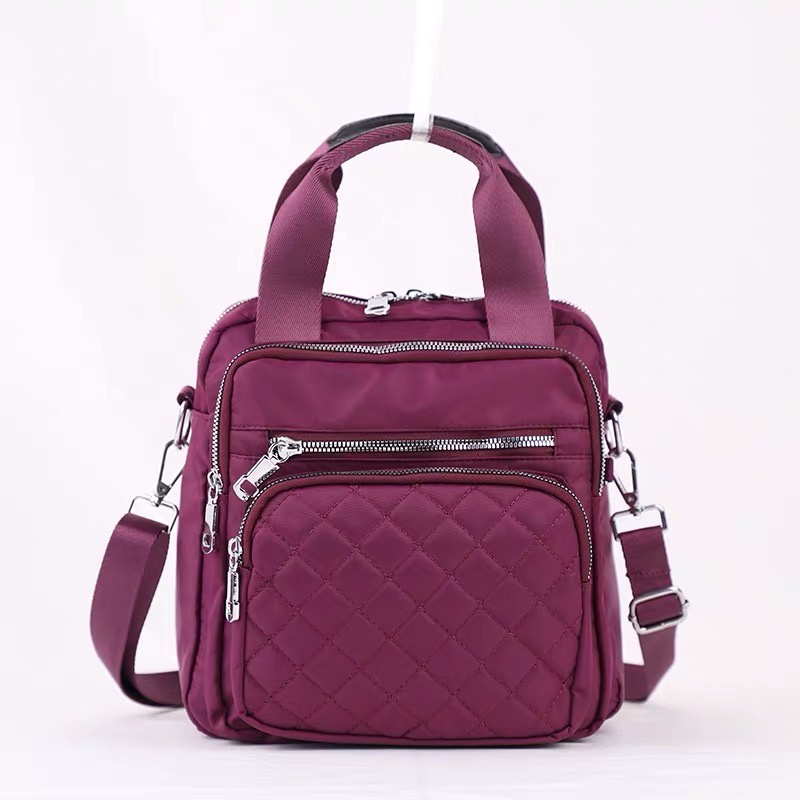 LUCKYMALL Tas Wanita Import Jinjing Selempang Ransel BOBO BB6696 6696 Bordir 3 In 1 Bahan Parasut Kualitas Super