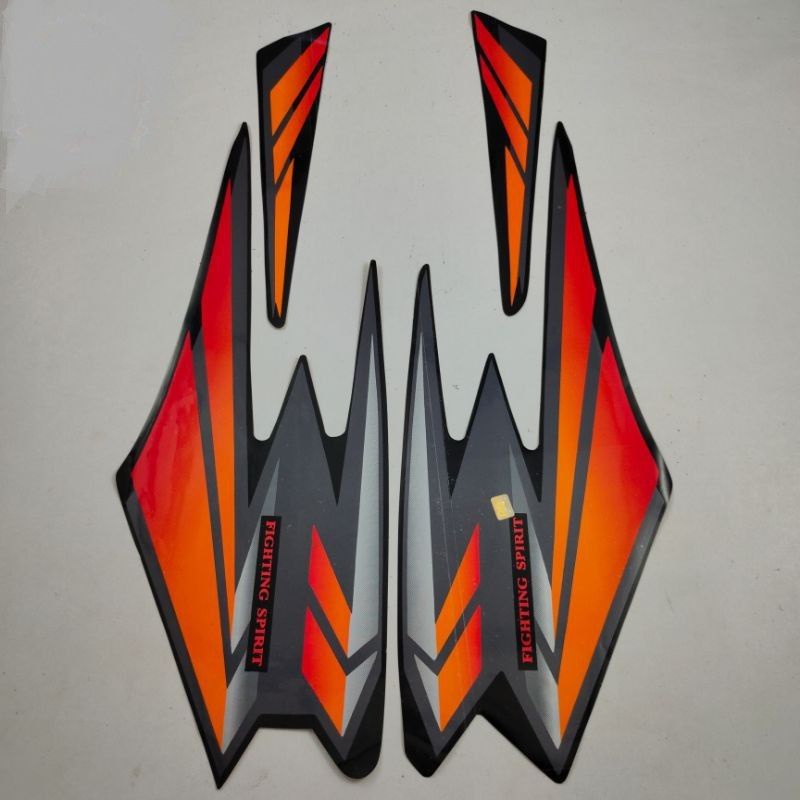 (BISA COD) Striping Rx King 2002 Orange Sticker lis les Standar Ori Yamaha Rx king 2002 orange stike