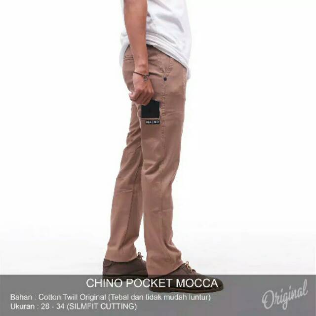 celana panjang chino pocket celana pria