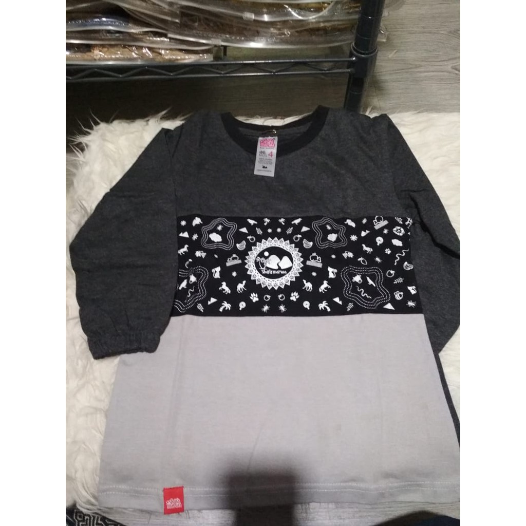 ATASAN ANAK KAOS SHAFA MARWA - SG- 35 ABU