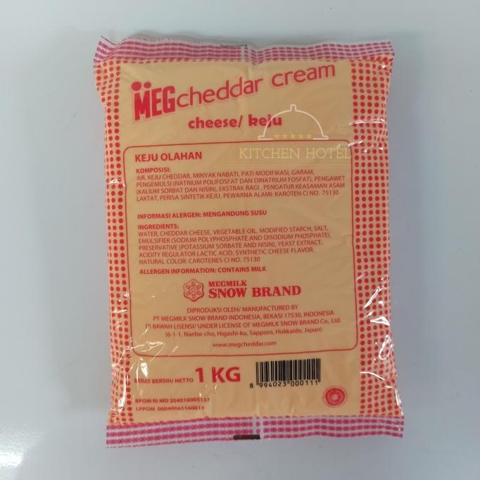 

(BISA COD) MEG CHEDDAR CREAM CHEESE 1 kg | MEG KRIM KEJU | CREAM KEJU MEG TERLENGKAP Kode 546