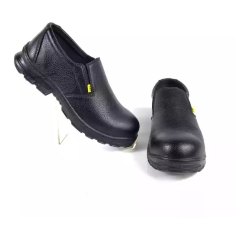 SEPATU SEFETY Slip-On Septi Sepatu Kerja Safety Selop - Safety Shoes Slip On Savety Slop Pria Septy Sepatu Kerja