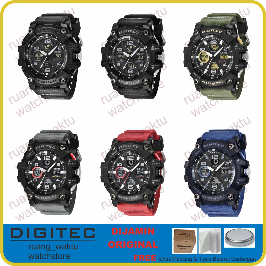 DIGITEC DG 2125 / DG-2125 / DG2125 DA Watch Jam Tangan ORIGINAL