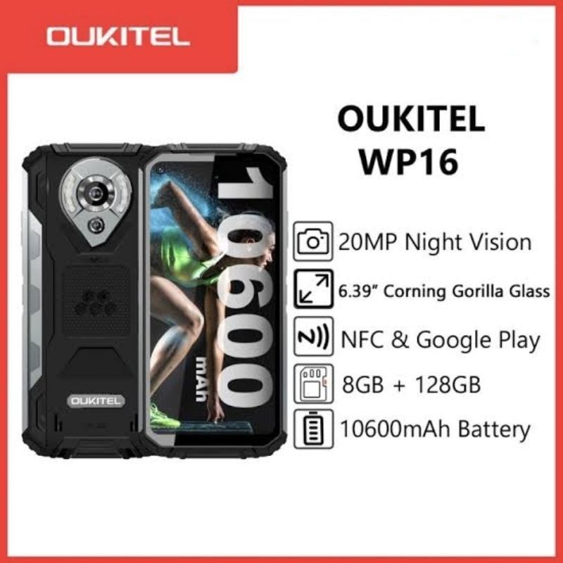 Oukitel WP16 New 8/128GB Smartphone Waterproof