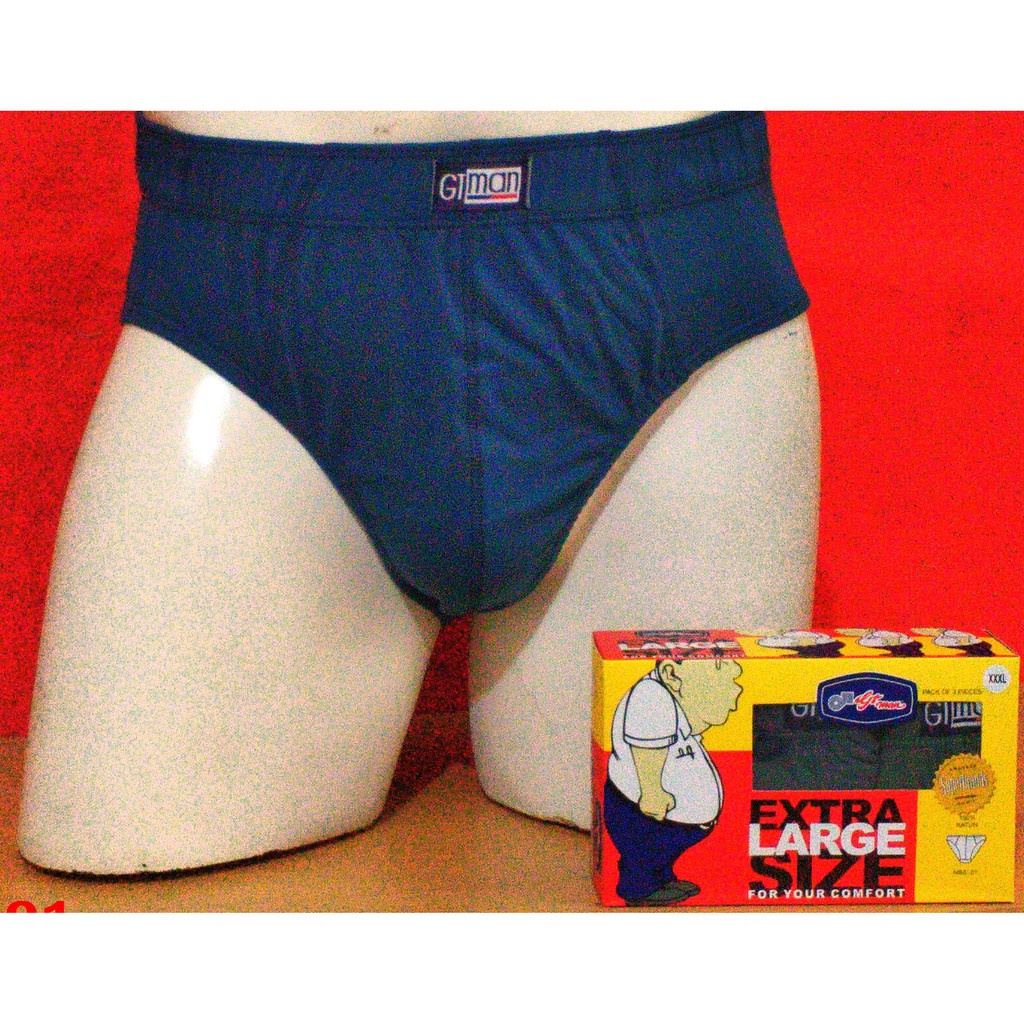 Celana Dalam Pria Jumbo GT MAN MBS 01 | CD Big Size Laki Laki Dewasa MBS01 GTMAN Pakaian Dalam Underwear | Sguna