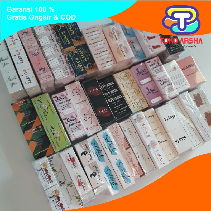 

Hang tag hantag custom handtag label baju handstag toko hangtag lebel nemtek murah 2,5x5 Toko_Arsha