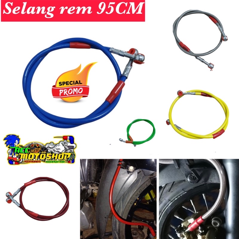 SELANG REM DEPAN NON PSI 95CM UNIVERSAL RXKING VIXION SUPRA REVO BEAT MIO VARIO XEON SATRIA FU SONIC DLL