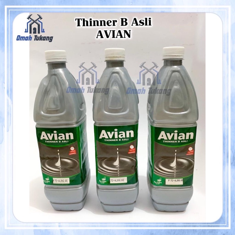 THINNER B AVIAN ASLI 1 LITER XTRA BUBBLE WRAP / Tiner B / Thiner B