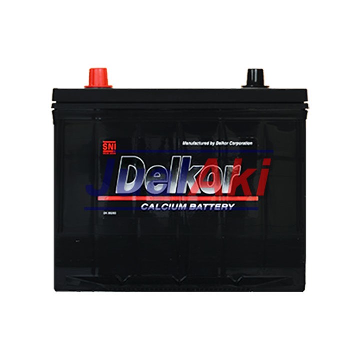 Aki Mobil Delkor 55D23L - 12V, 55Ah, Maintenance Free