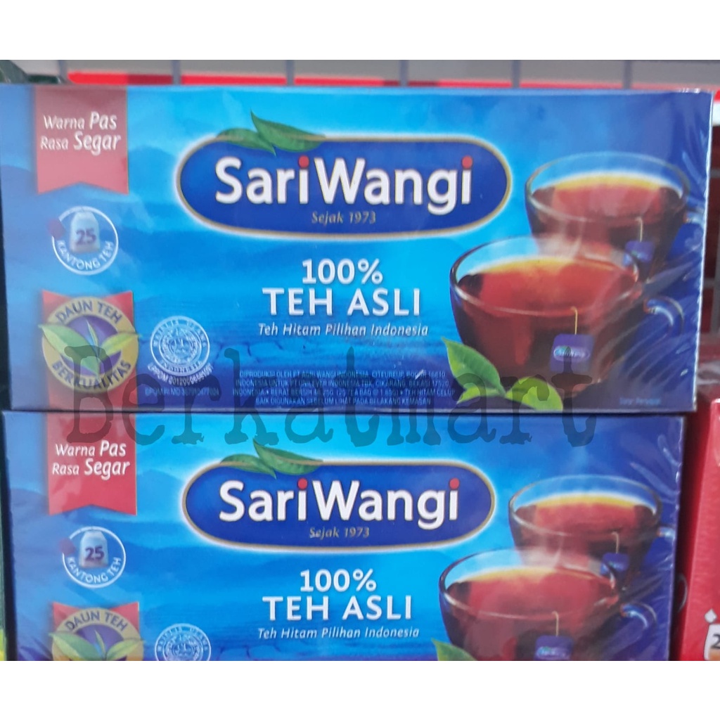 TEH CELUP SARI WANGI TEH ASLI ISI 25 BAG