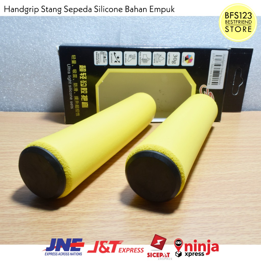 Handgrip Stang Sepeda Silicone Bahan Empuk