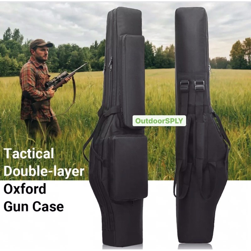 Tas Senapan Tactical 120cm Dual Rifle Tactical Bag Oxford High Quality