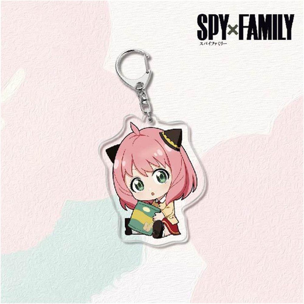 Lanfy Gantungan Kunci Bentuk Kartun Anime SPY X FAMILY Bahan Akrilik