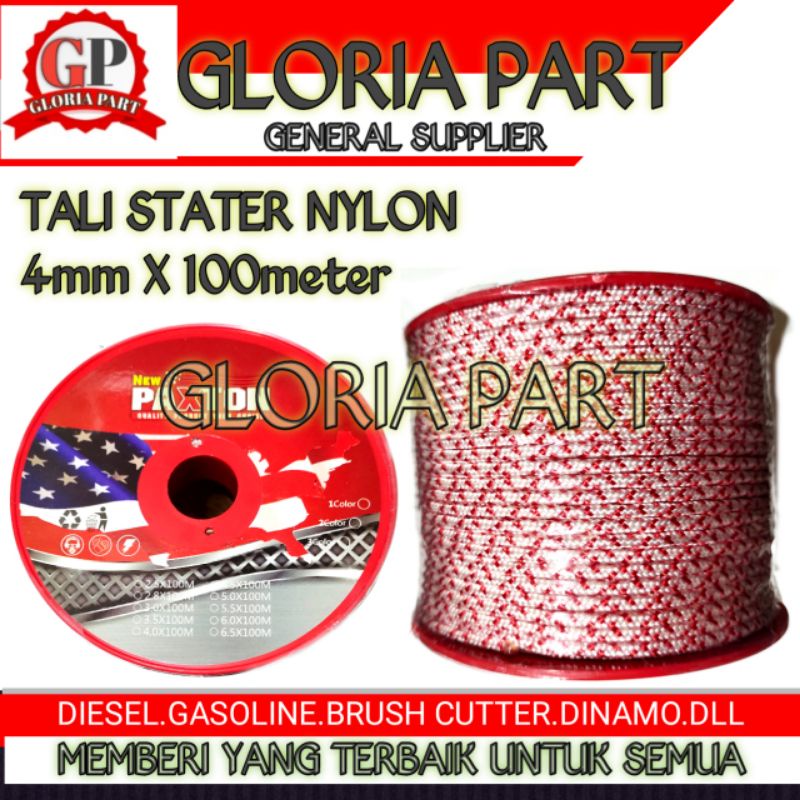 

Tali nylon 4mm X 100meter