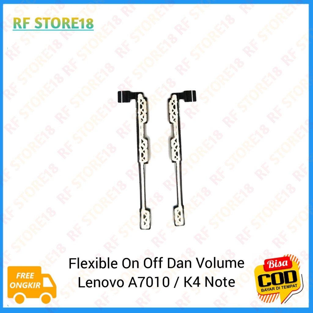 LENOVO A7010 / K4 NOTE ORIGINAL 100% - Flexible Tombol Power On Off Volume Flexible On Off Lenovo A7