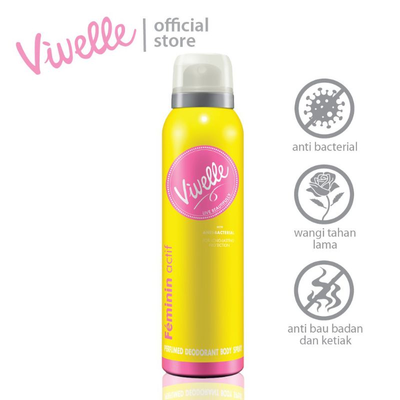 Vivelle Deodorant Body Spray