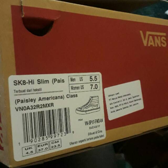 Vans Paisley Americana (women)