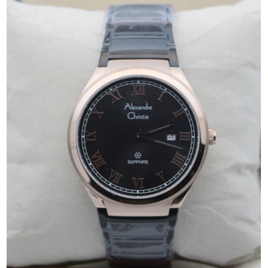 Alexandre Christie Ac 8538 Rose Gold Black Original