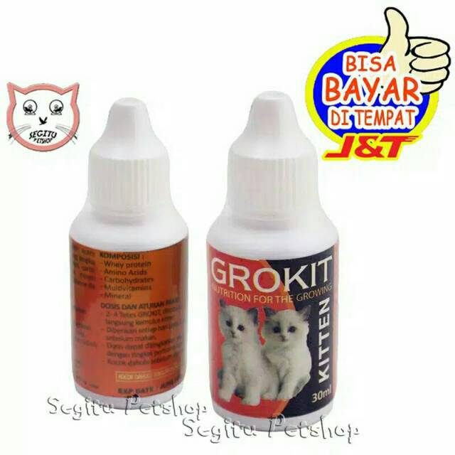 Vitamin Anak Kucing Kecil Kitten Grokit