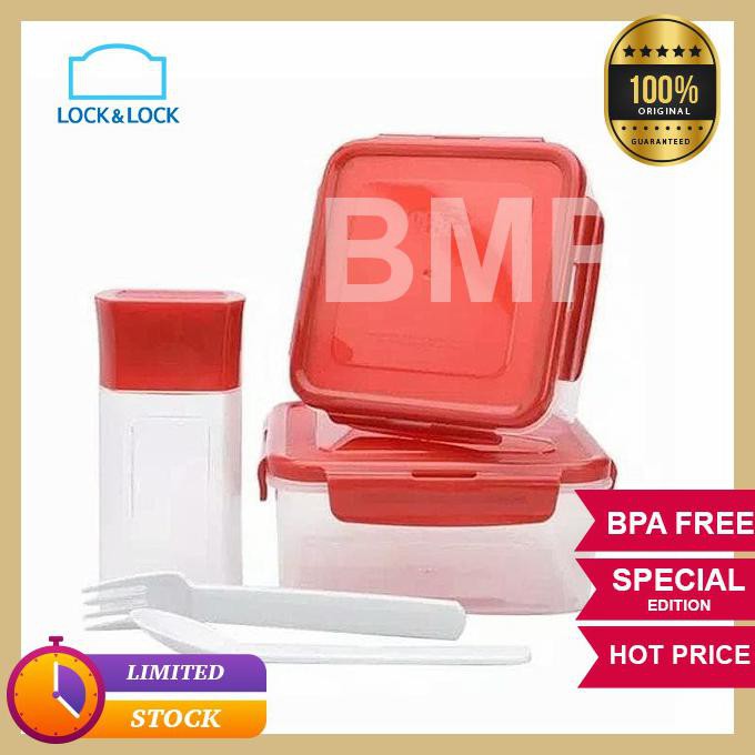 termurah Lock and Lock / Lock & Lock Joy Set - Kotak Makan set - Lunch Box berkualitas