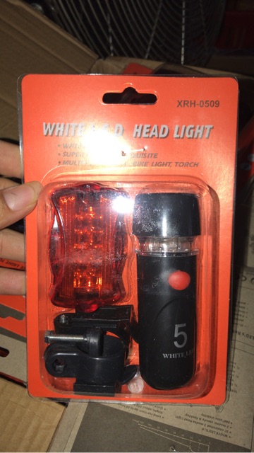 Lampu sepeda 1set Dpn sama belakang