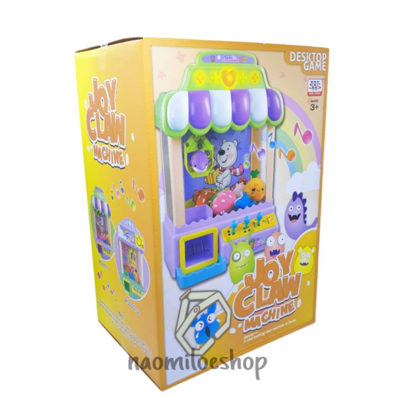 JOY CLAW mainan claw machine Mainan anak mesin capit boneka candy graber mainan tangkap bola candy catcher