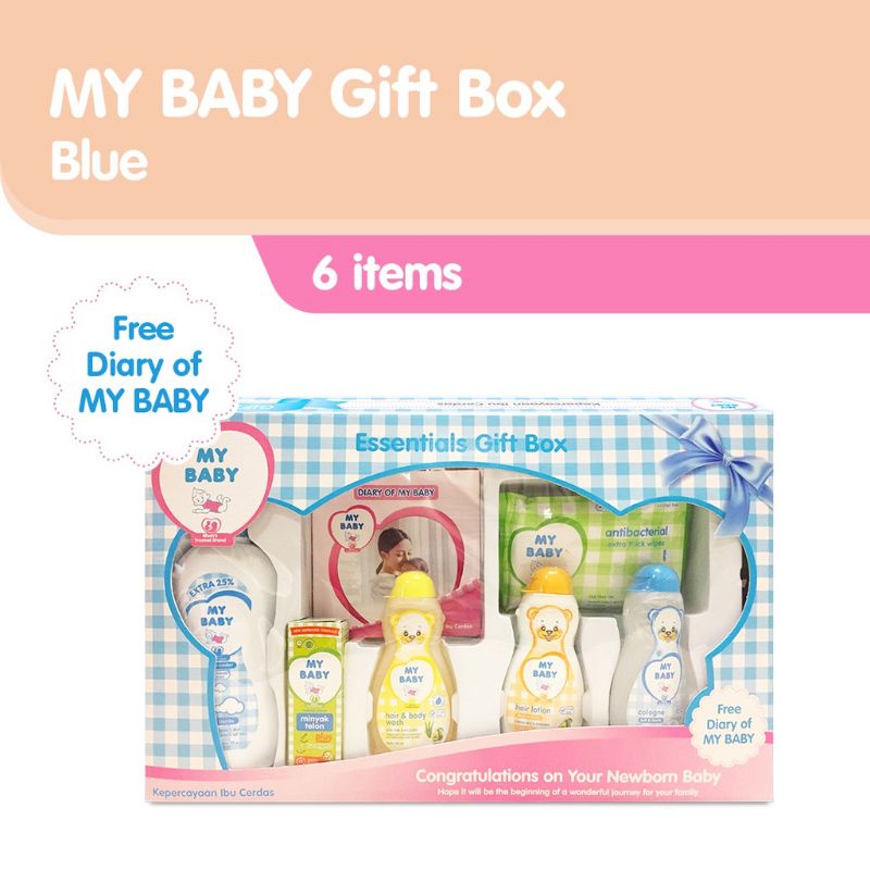 My Baby Gift Box 7in 1 - MyBaby Gift Set 7in1 - Kado Bayi Set Baru Lahir - Hadiah Bayi Baru Lahir - Paket Hadia Bayi Set