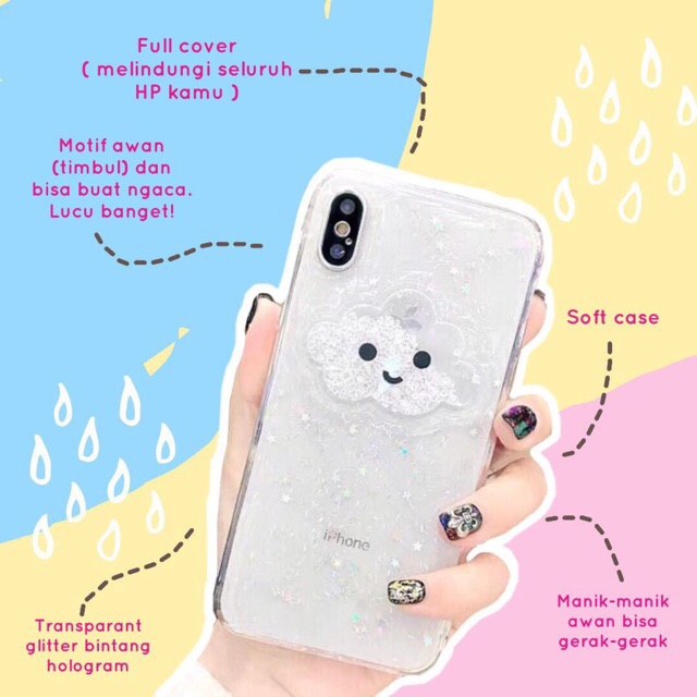 CLOUD CASE - ready for samsung, oppo, vivo, xiaomi, iphone