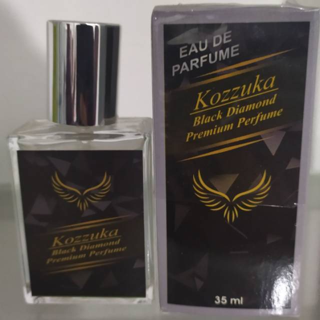 Termurah Parfum kozuka blcak diamond 35 ml free pouch bast seller/termurah