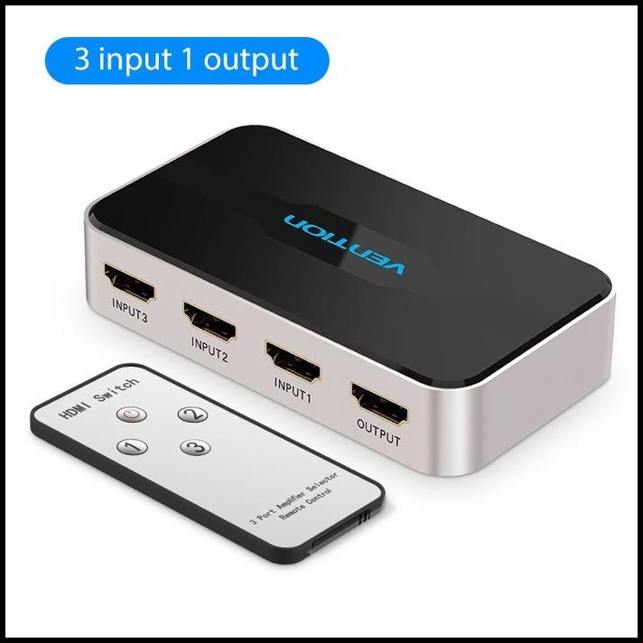 Vention Acd Hdmi Switcher 3 Input 1 Output Hdmi Switch Switcher