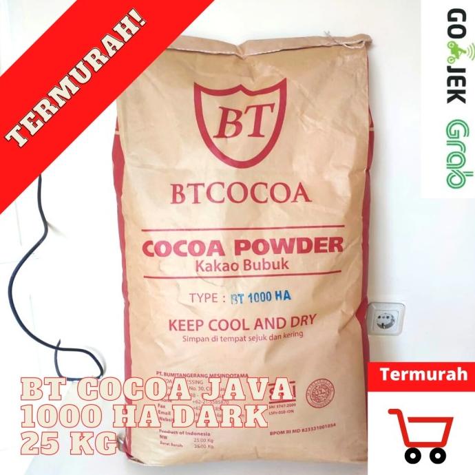 

BT COCOA JAVA DARK CHOCOLATE BT1000HA 25 kg bubuk coklat PROMO SPECIAL Kode 438